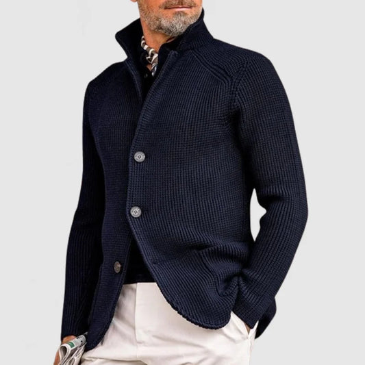 Ramon Élégance™ – Cardigan en Tricot pour Homme avec Poches