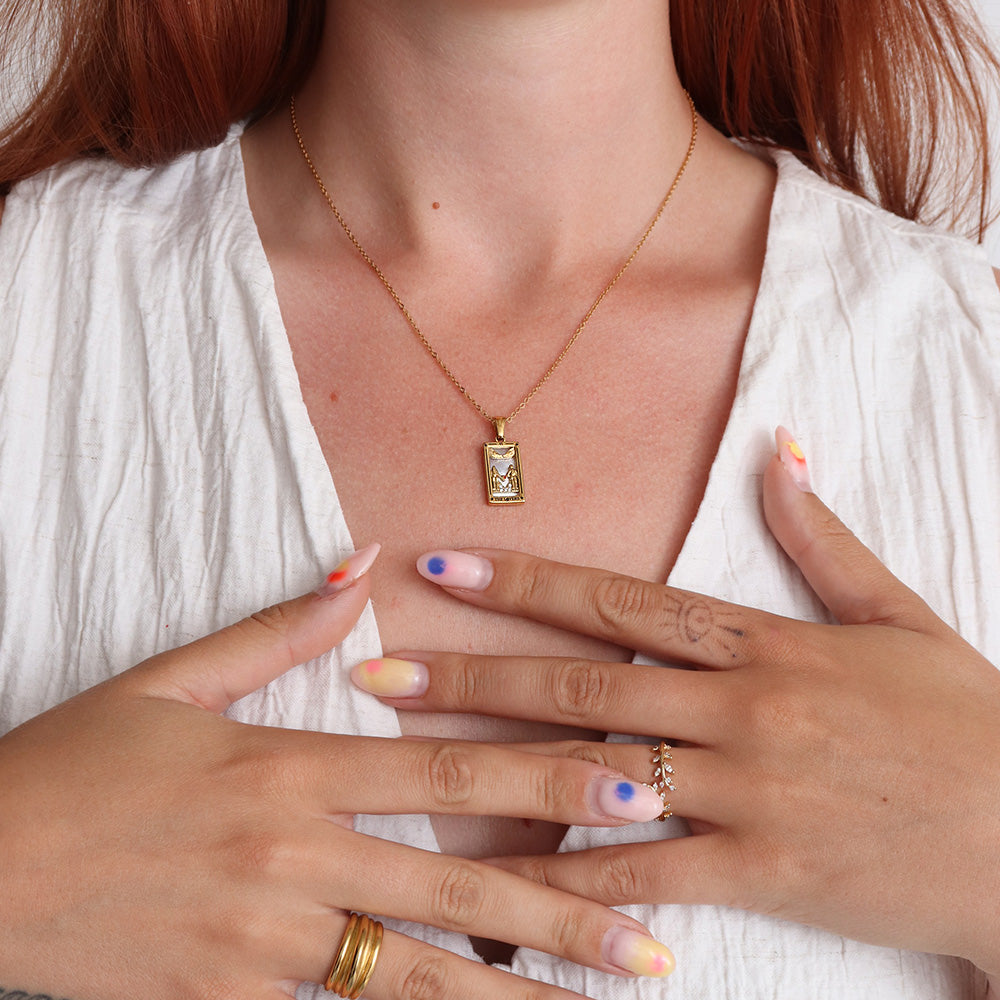 Le Collier Pendentif Les Amoureux - Or