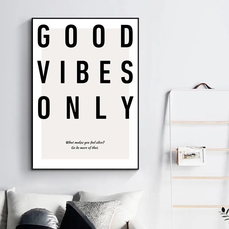 Affiche Good Vibes Only