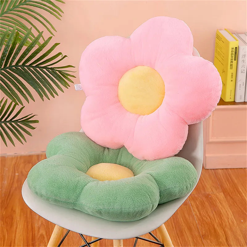 Coussin peluche flower