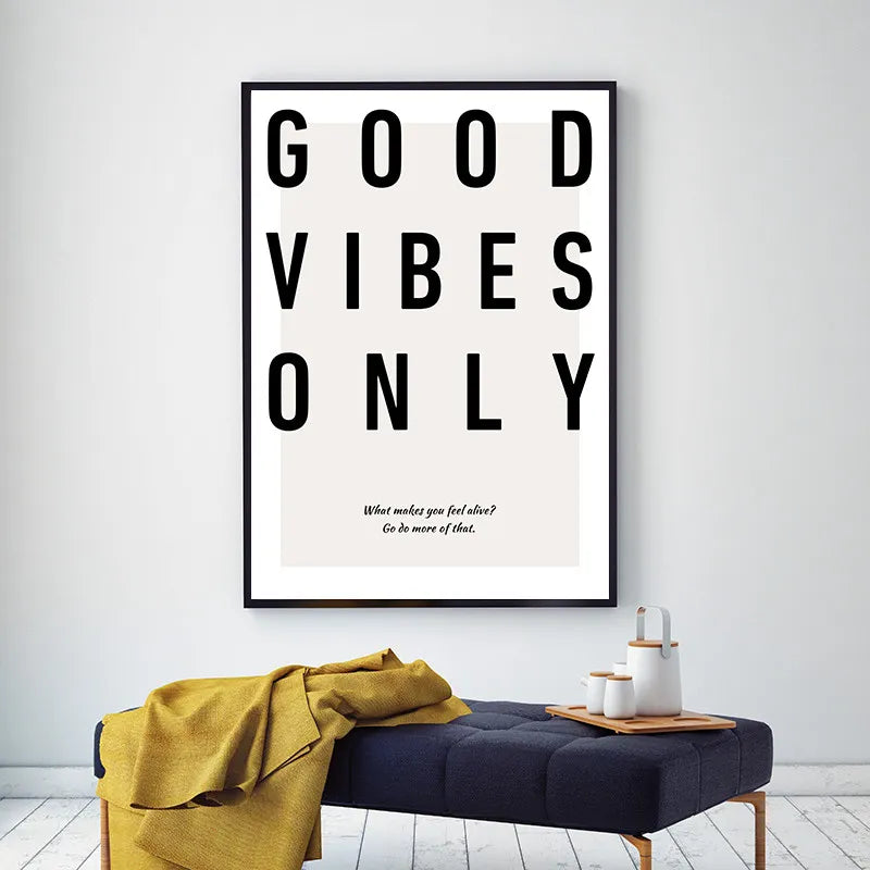 Affiche Good Vibes Only