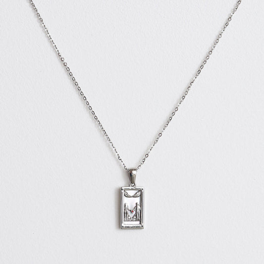 Le Collier Pendentif Les Amoureux - Argent