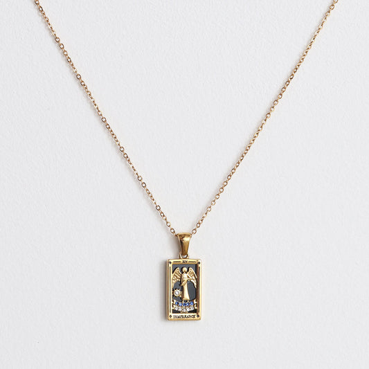 Le Collier Pendentif Tempérance - Or