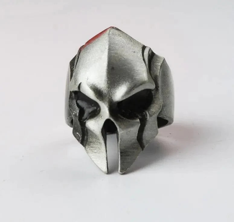 Bague viking ajustable "Casque Roi Harald"